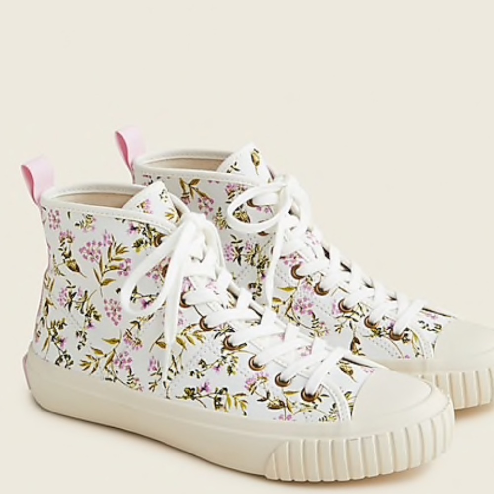 JCREW- CLASSIC HIGH-TOP SNEAKERS  NIB
